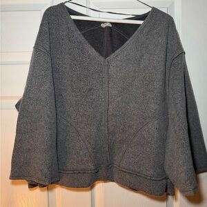 Free People Day Off Fleece Top